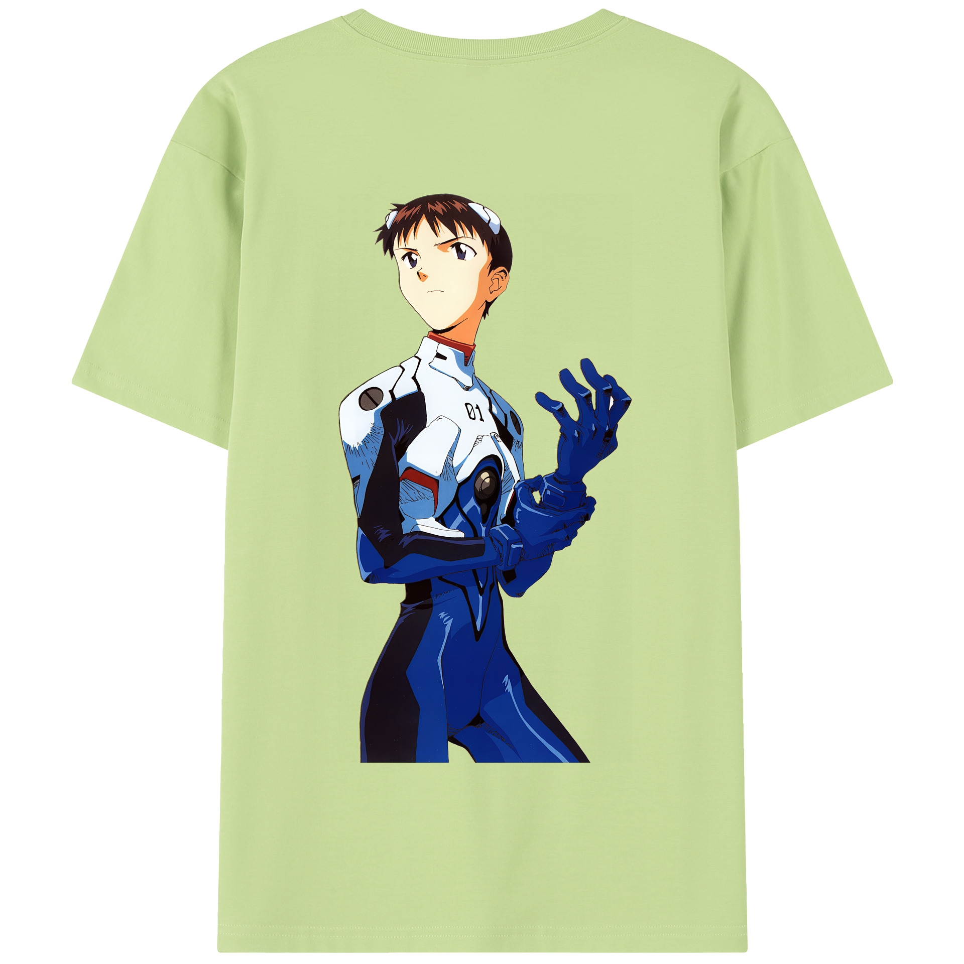 （画像用） EVA 新世紀エヴァンゲリオン 綿100％半袖Tシャツ（背面プリント）
